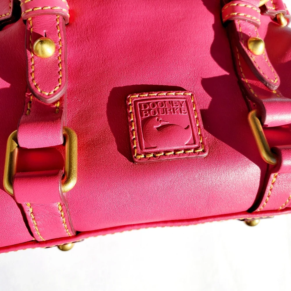 Dooney & Bourke Florentine Nano Satchel Fuchsia EUC - Picture 5 of 12